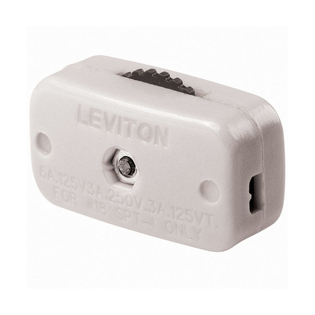 LEVITON Miniature Cord Switch C24-00423-3KW